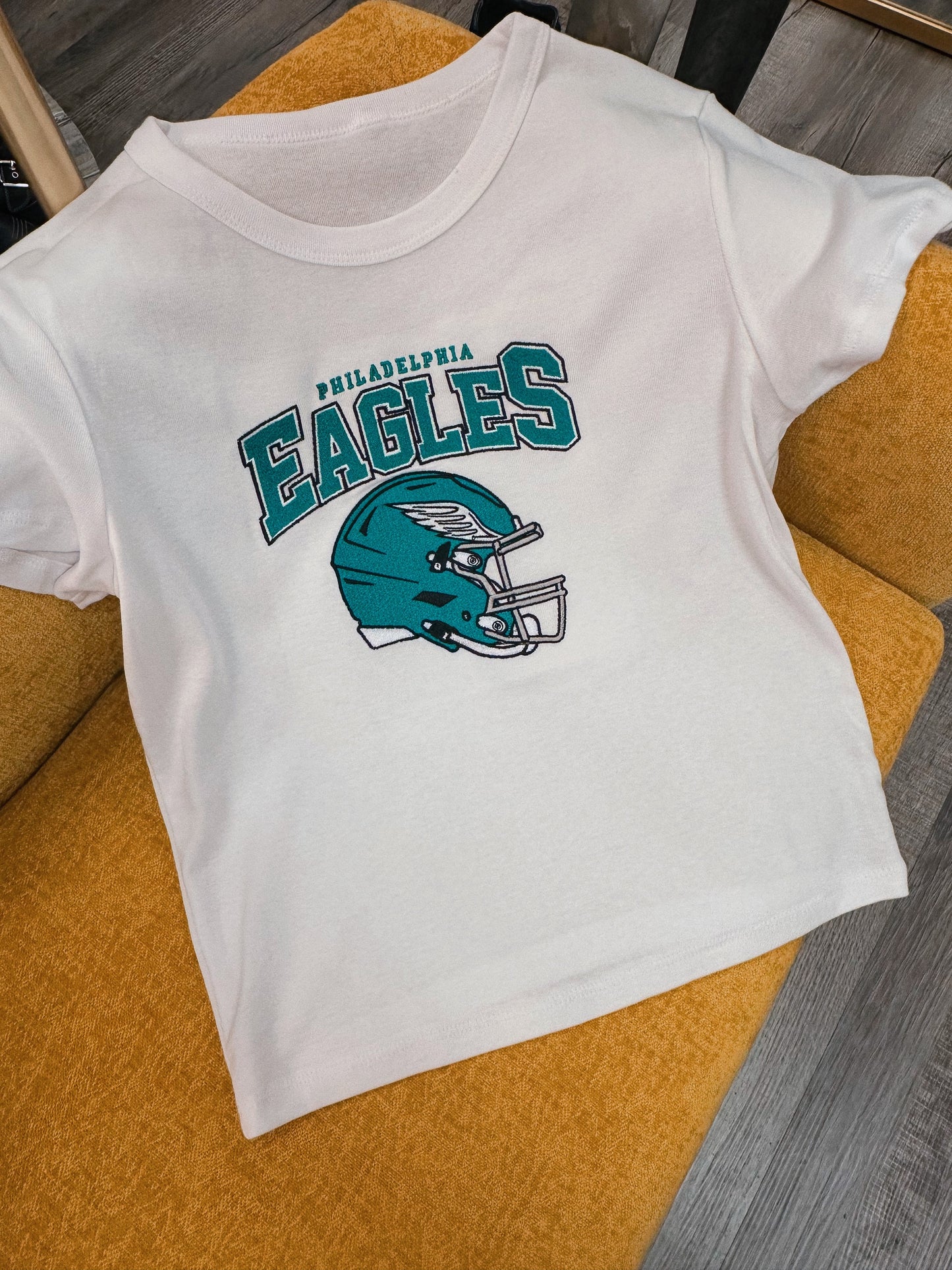 Team Embroidery Shirt Baby Tee