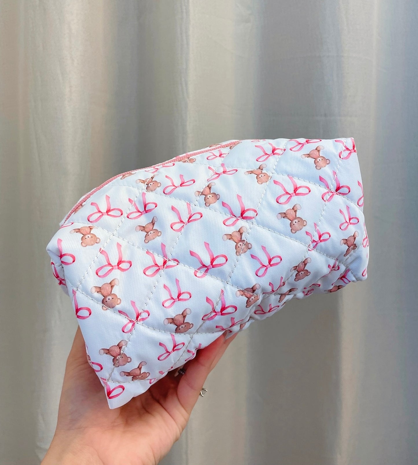 Bears & Bows Makeup Bag