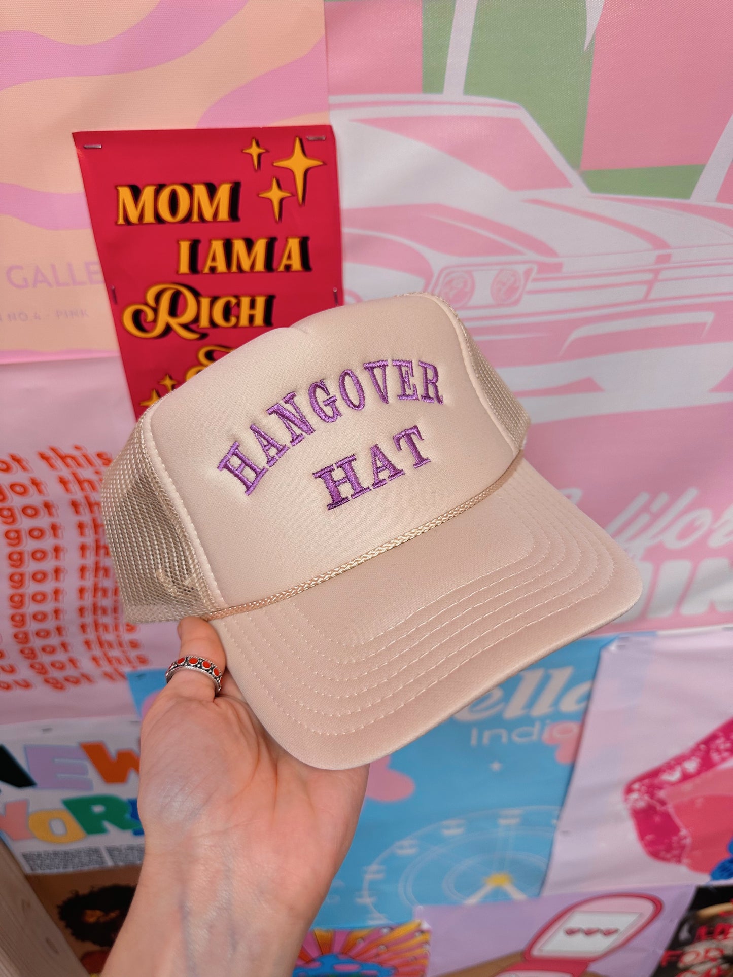 Hangover Tan Trucker Hat