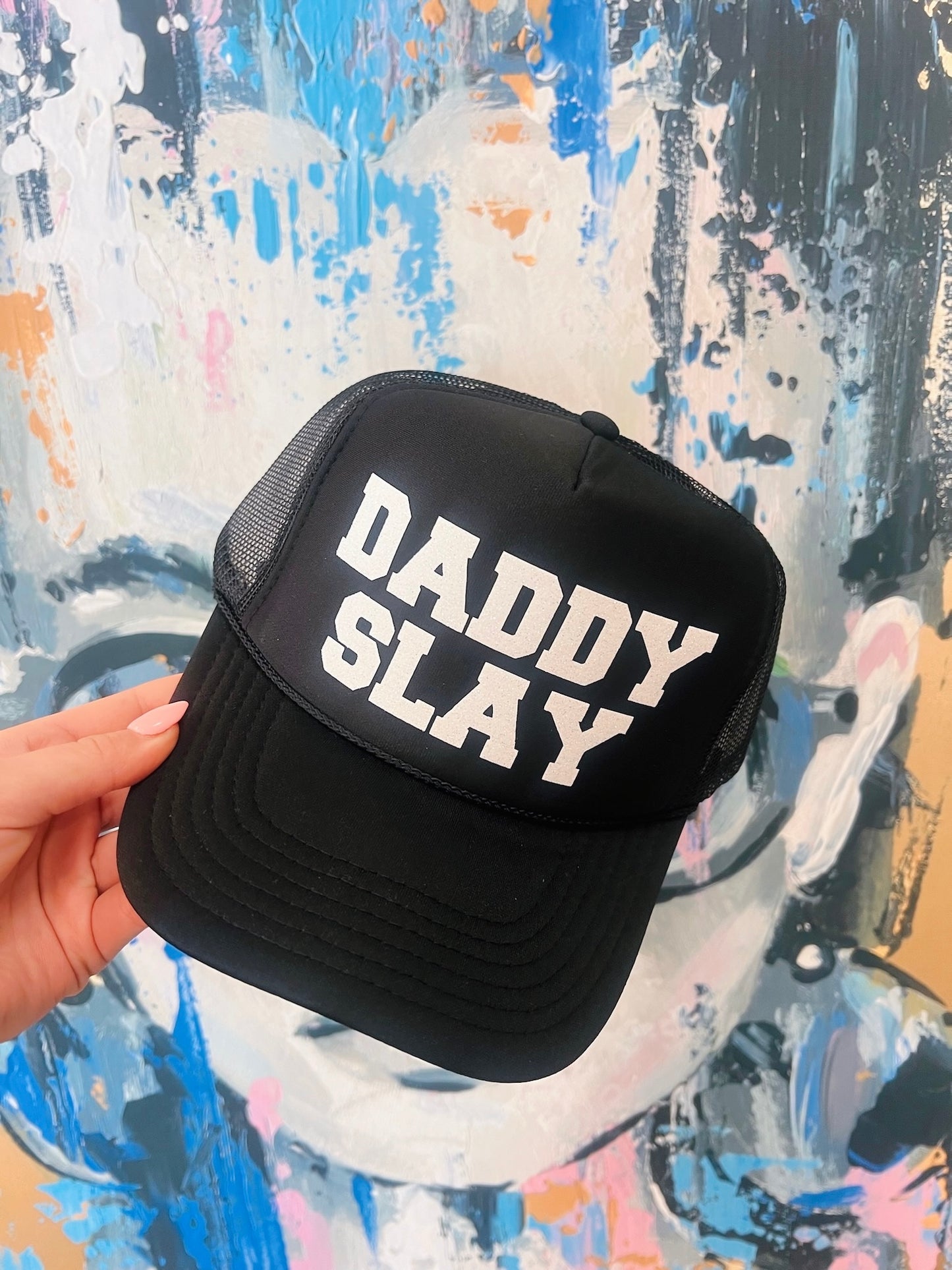 Daddy Slay - Vinyl Trucker Hat