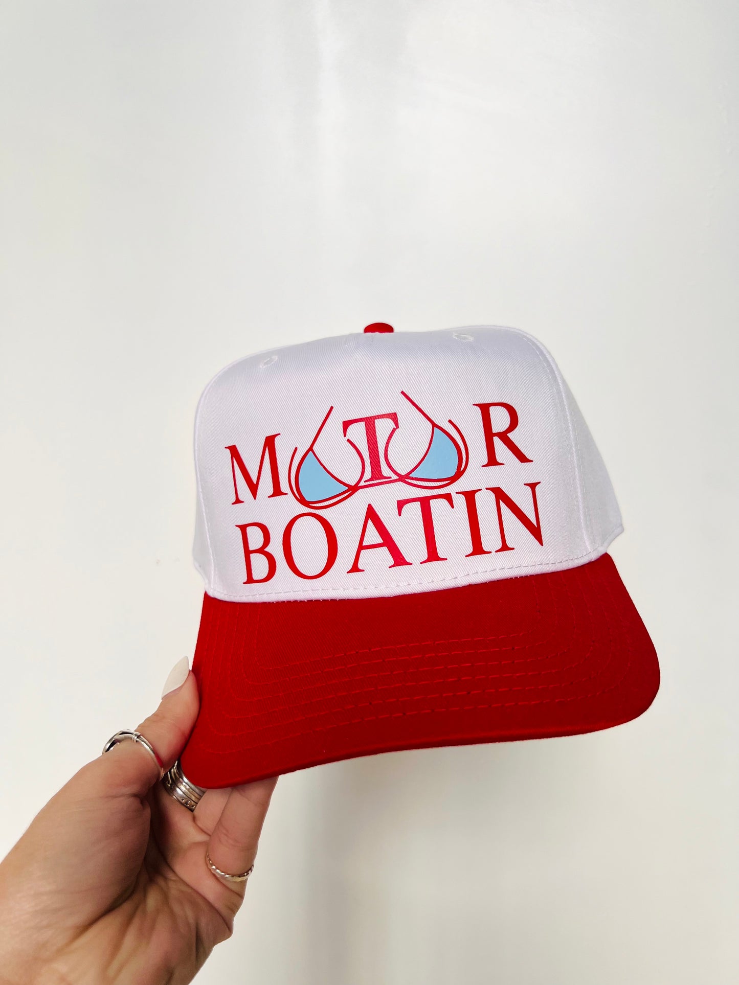 Motor Boatin - Vinyl Trucker Hat