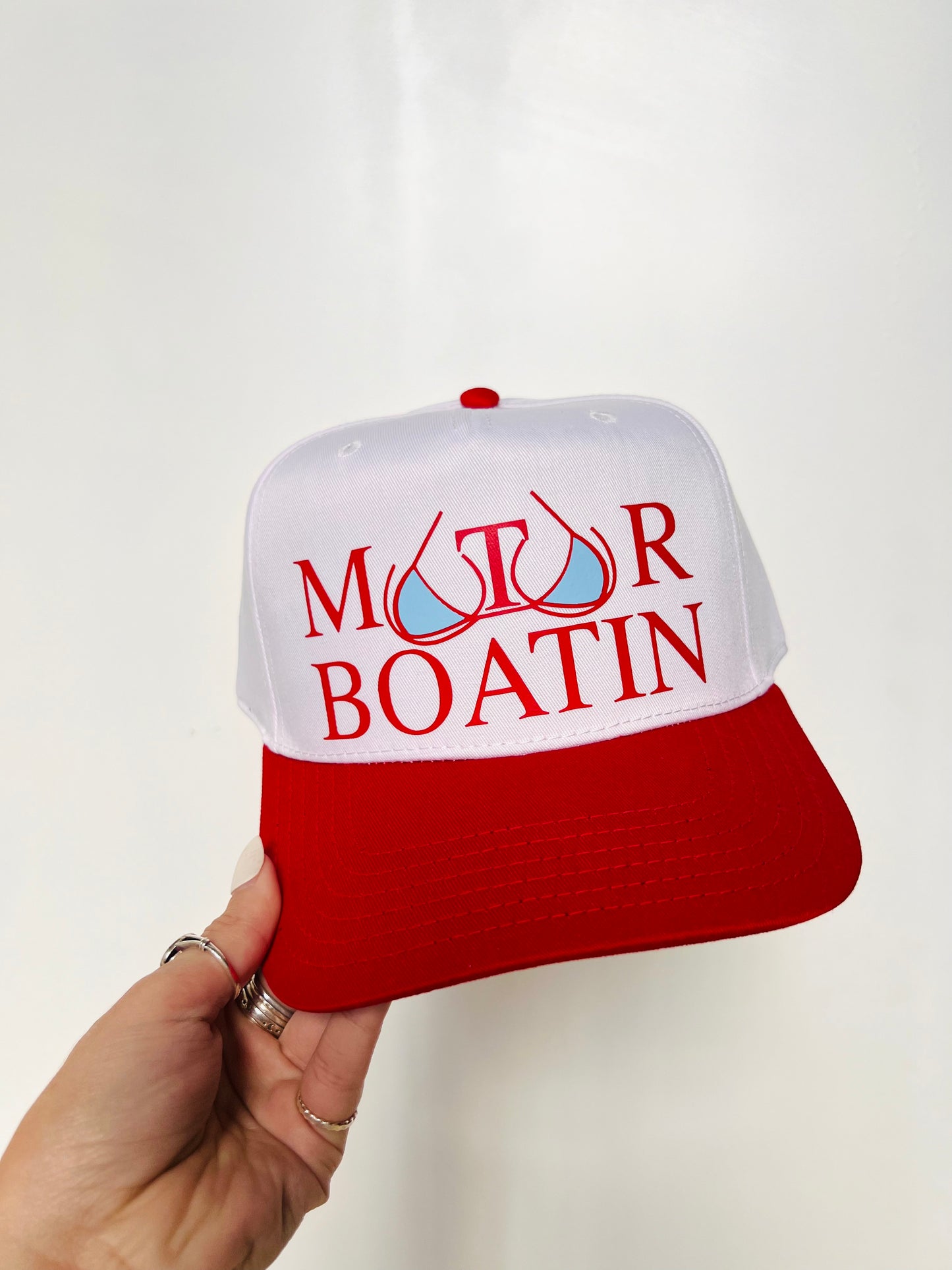 Motor Boatin - Vinyl Trucker Hat