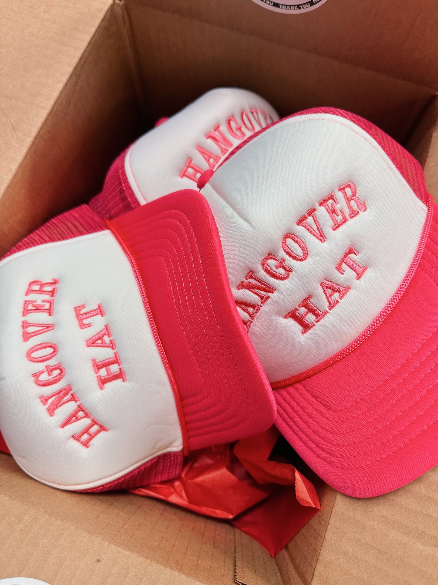 Hangover Hot Pink Trucker Hat