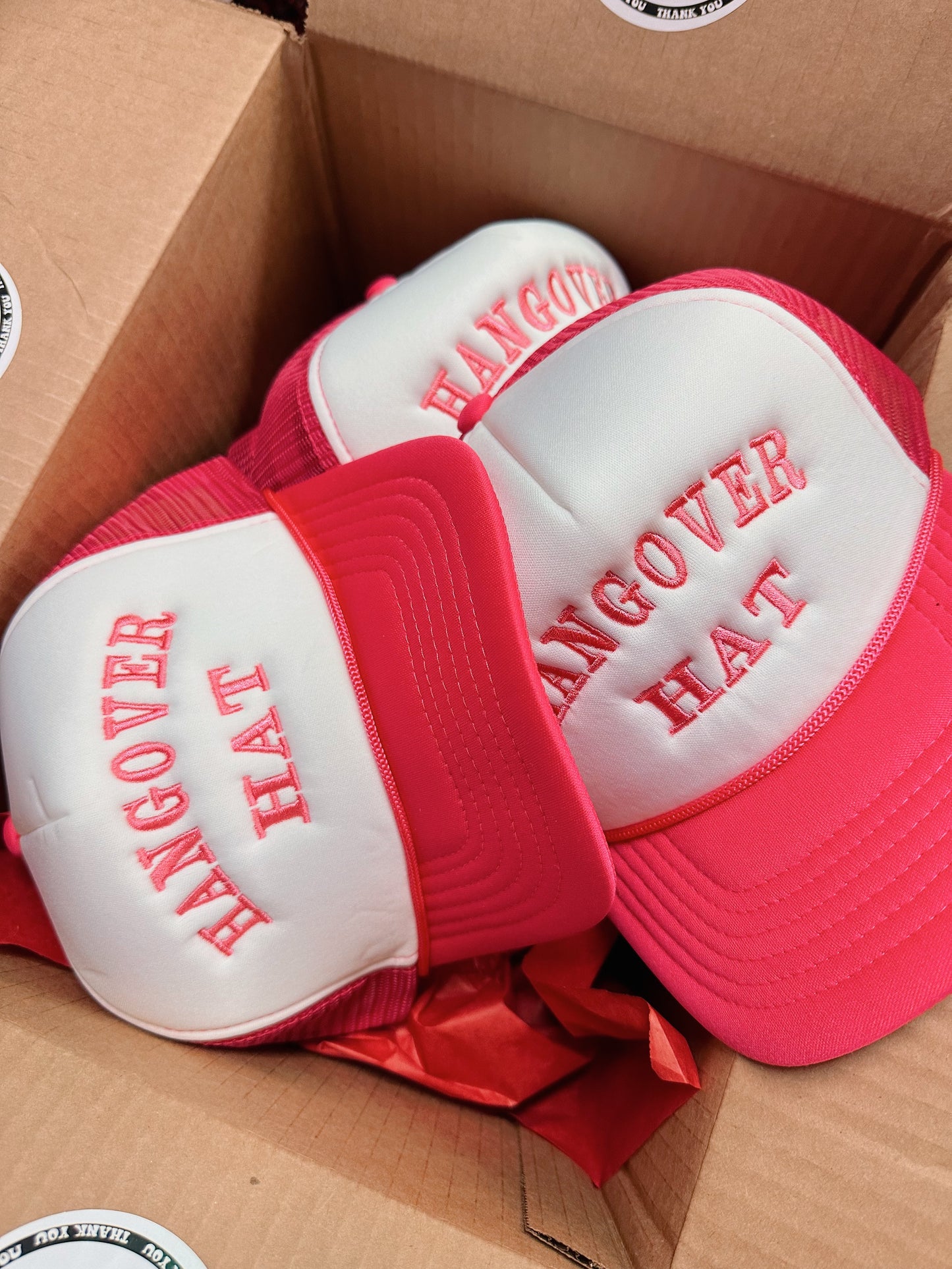 Hangover Hot Pink Trucker Hat