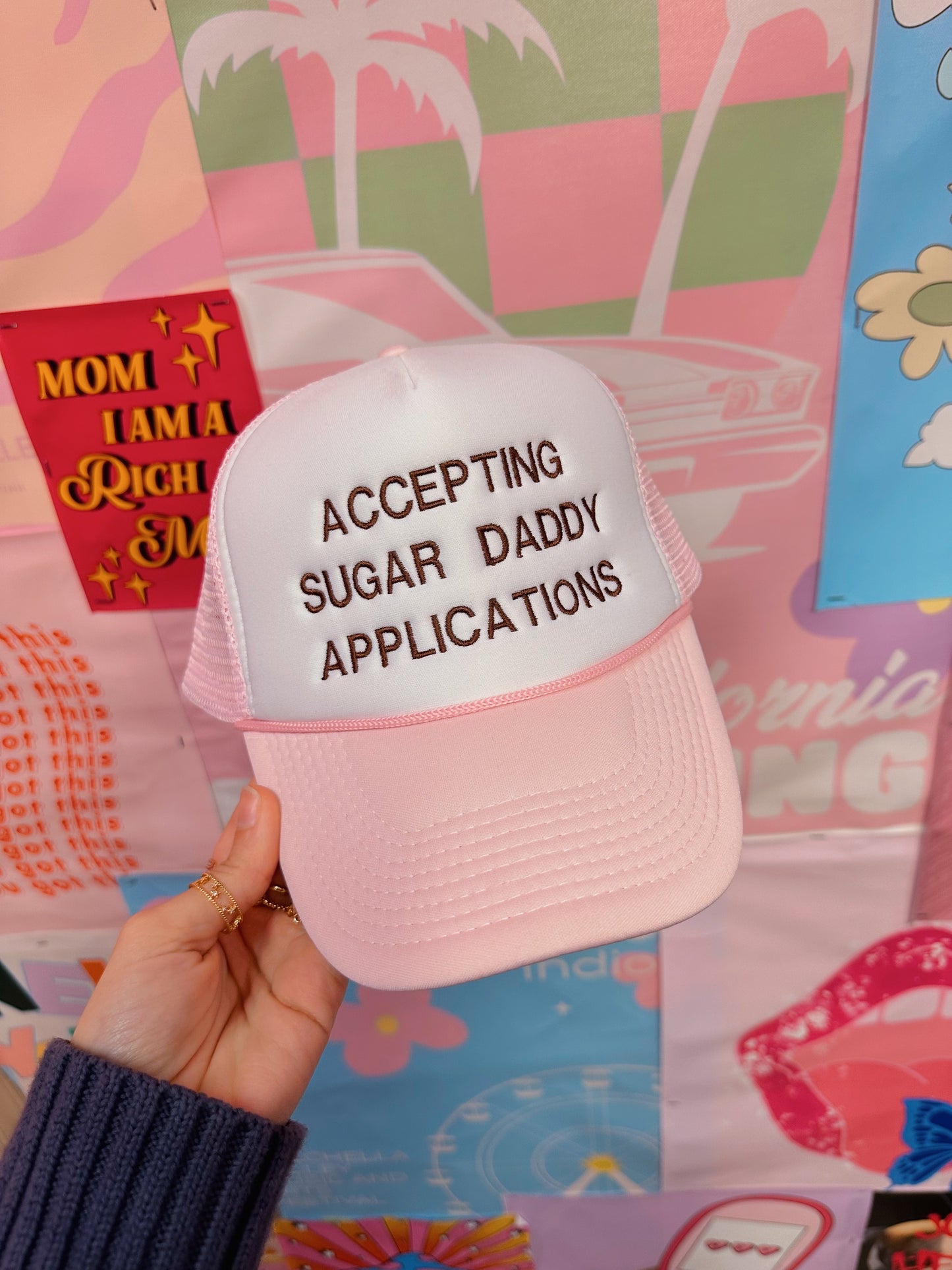 Accepting Sugar Daddy Applications Trucker Hat