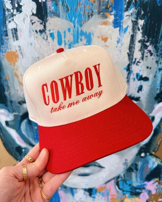 Cowboy Take Me Away Embroidery Hat