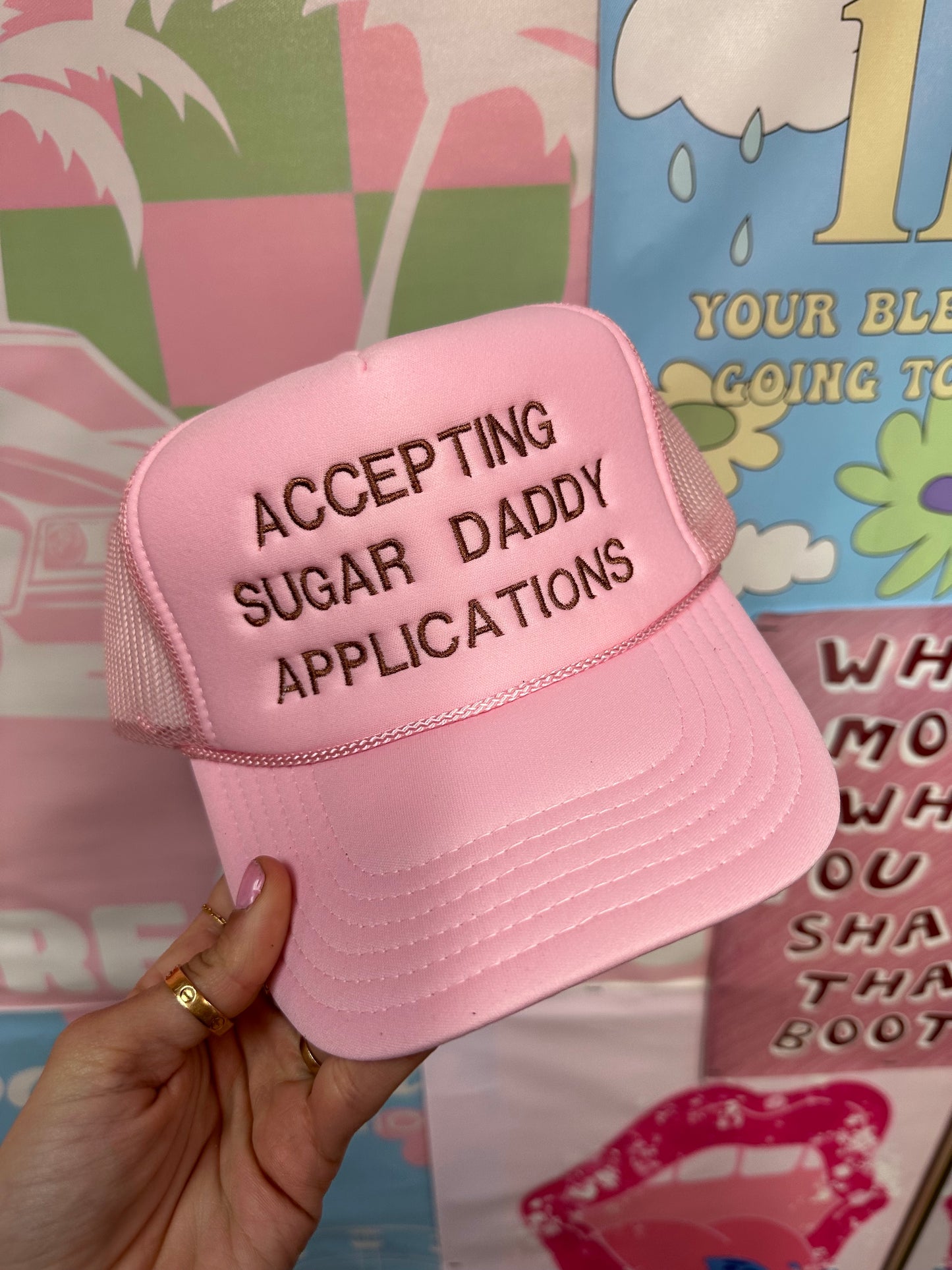 Accepting Sugar Daddy Applications Trucker Hats