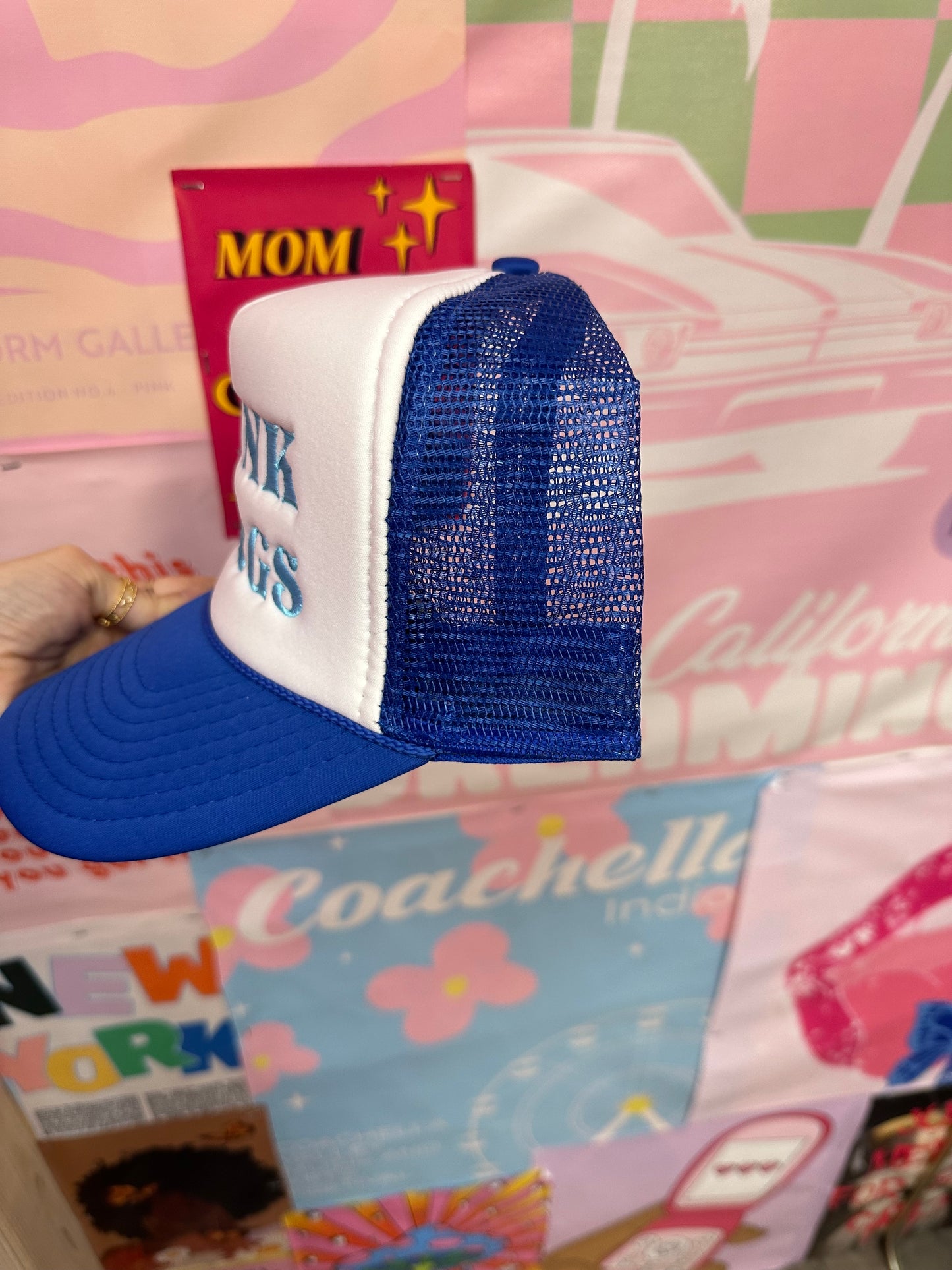 Drink Margs Blue Trucker Hat