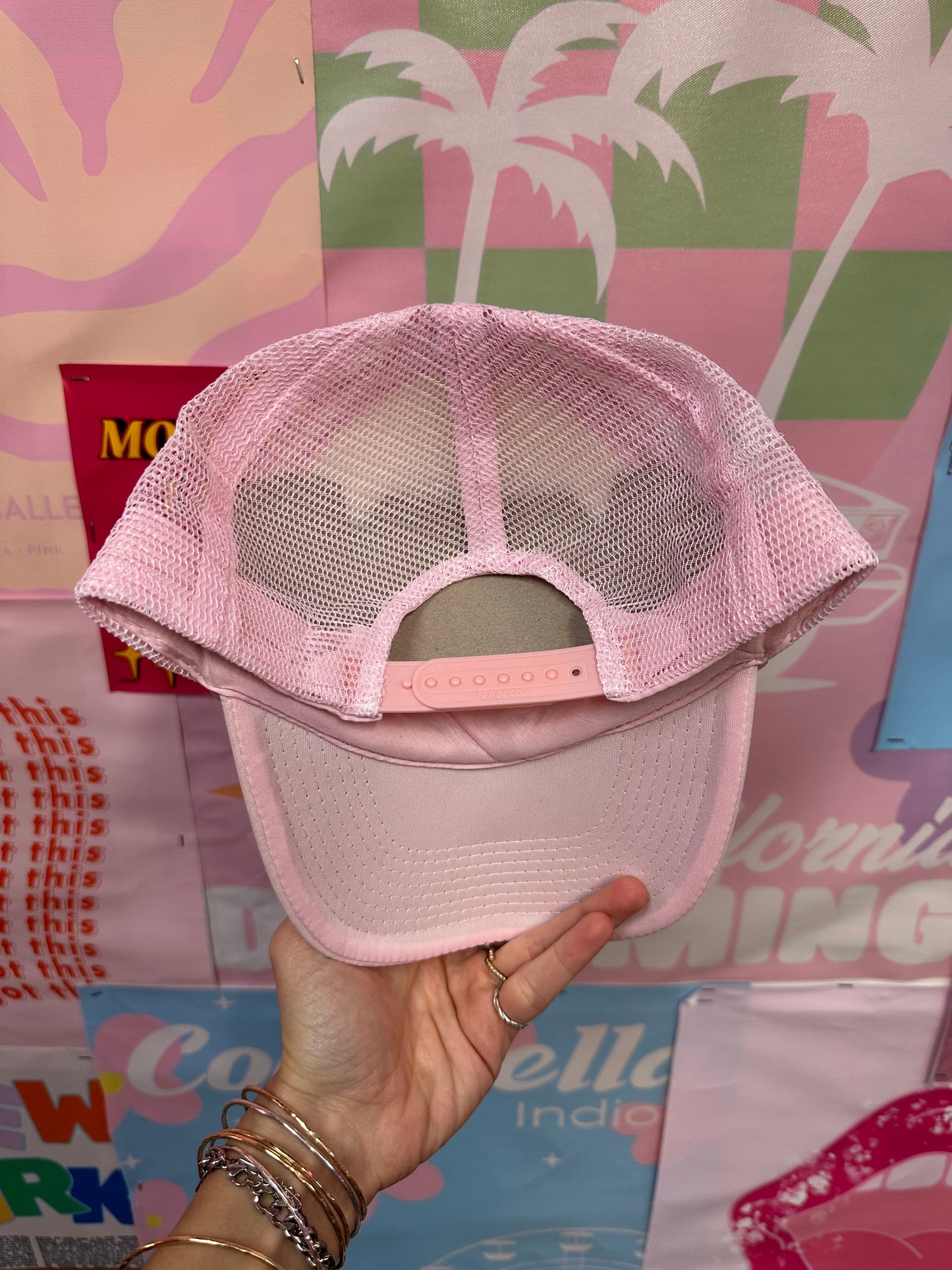 Support Day Drinking  Pink Trucker Hat