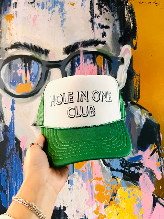 Hole in One Club - Vinyl Trucker Hat