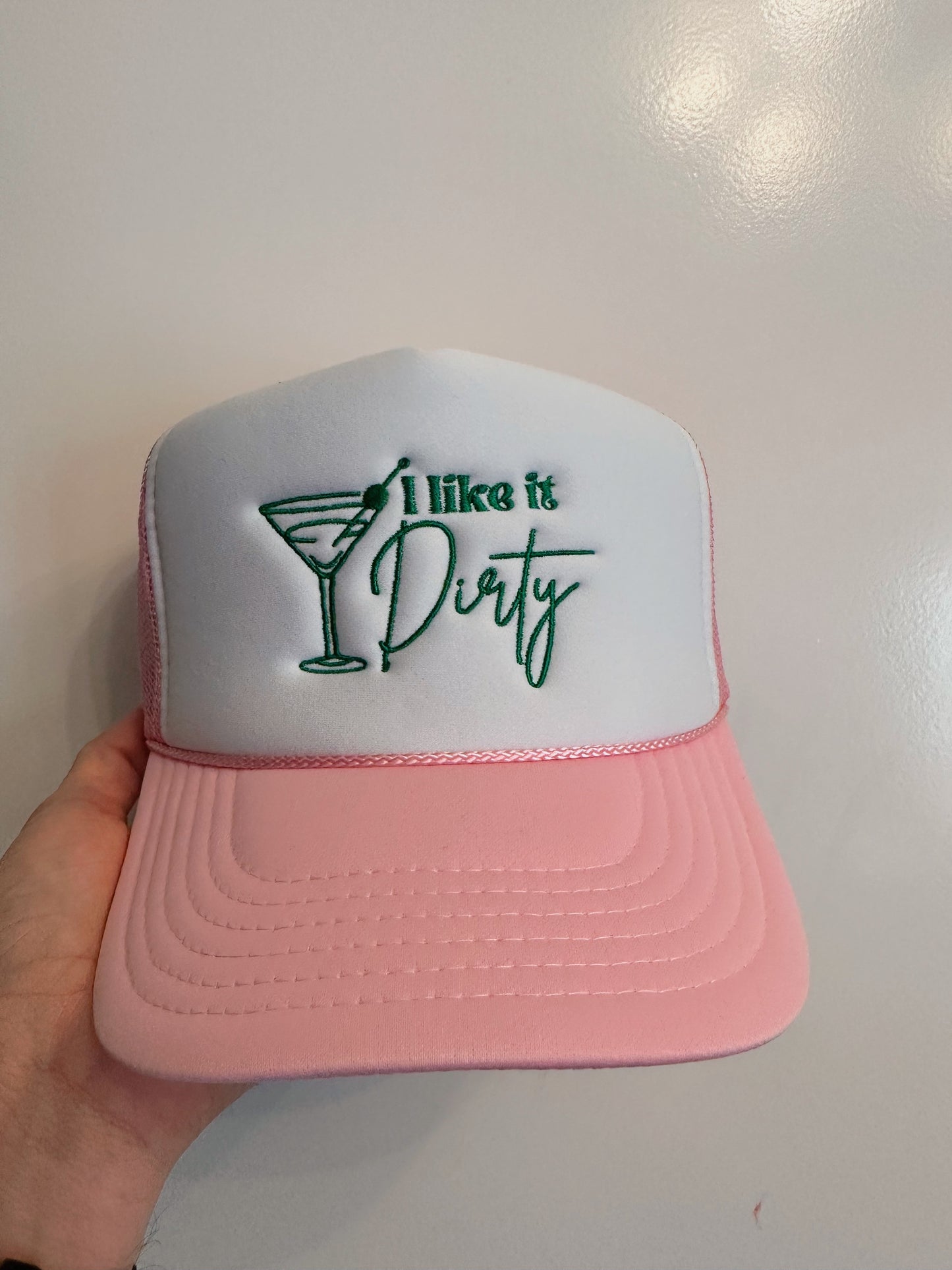 I Like It Dirty Pink Trucker Hat