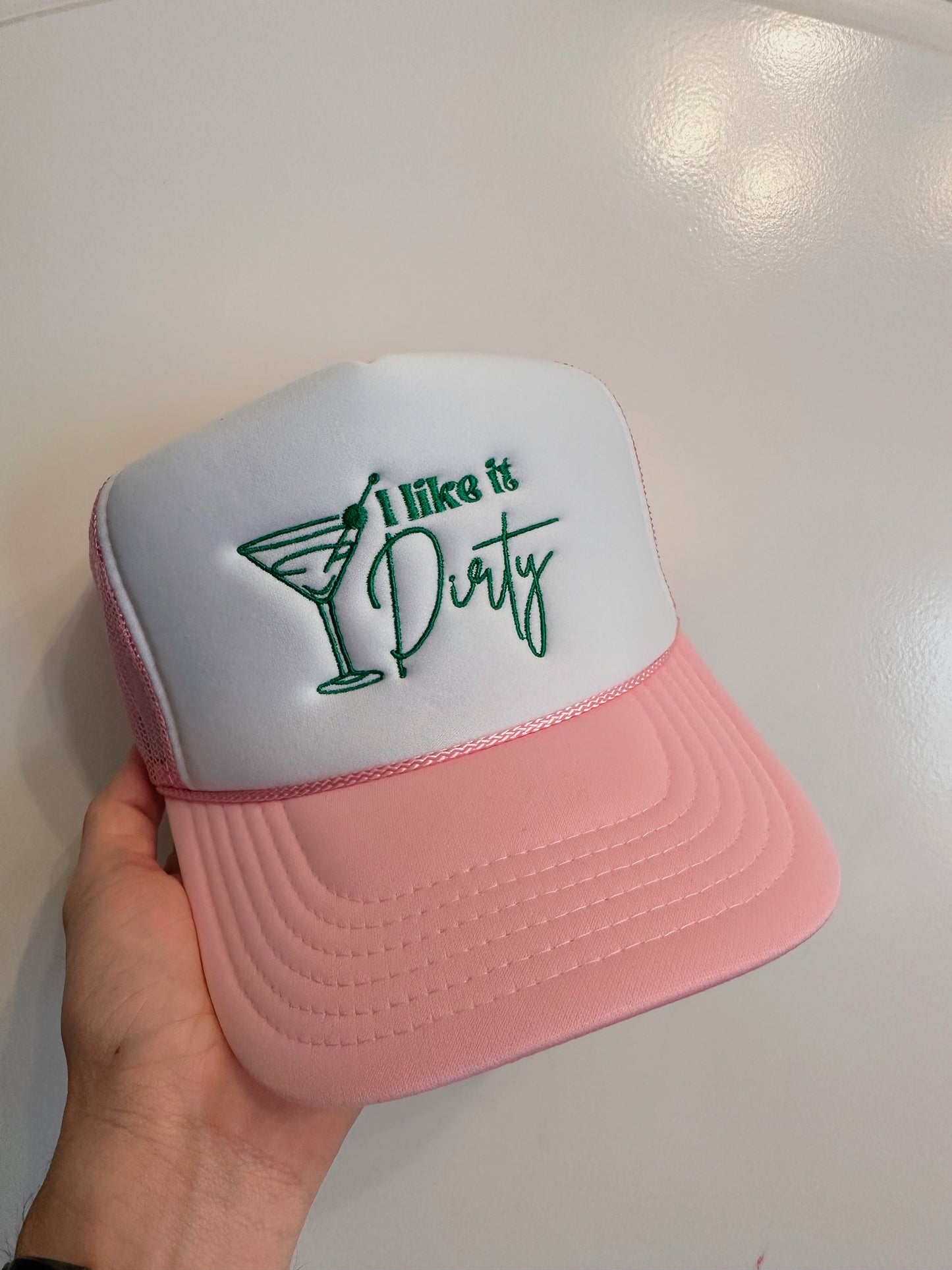 I Like It Dirty Pink Trucker Hat